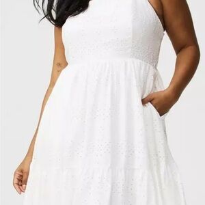 Torrid White Midi Dress